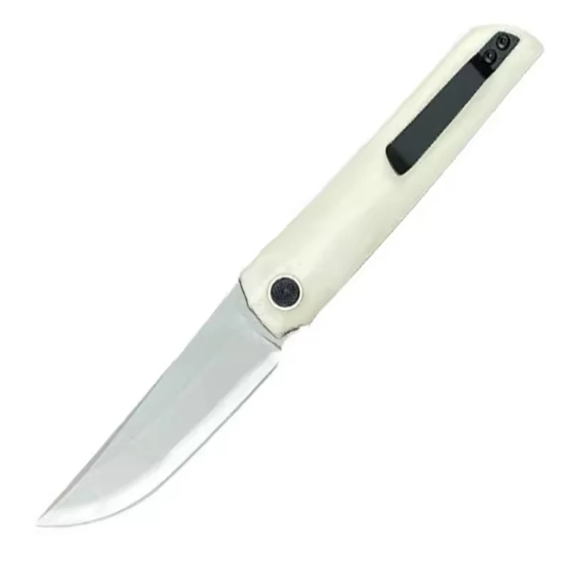 Customization Sharp Beef Bone Handle Camping Hunting Knife Tactical Survival Outdoor Damascus Pocket Knife - view 2