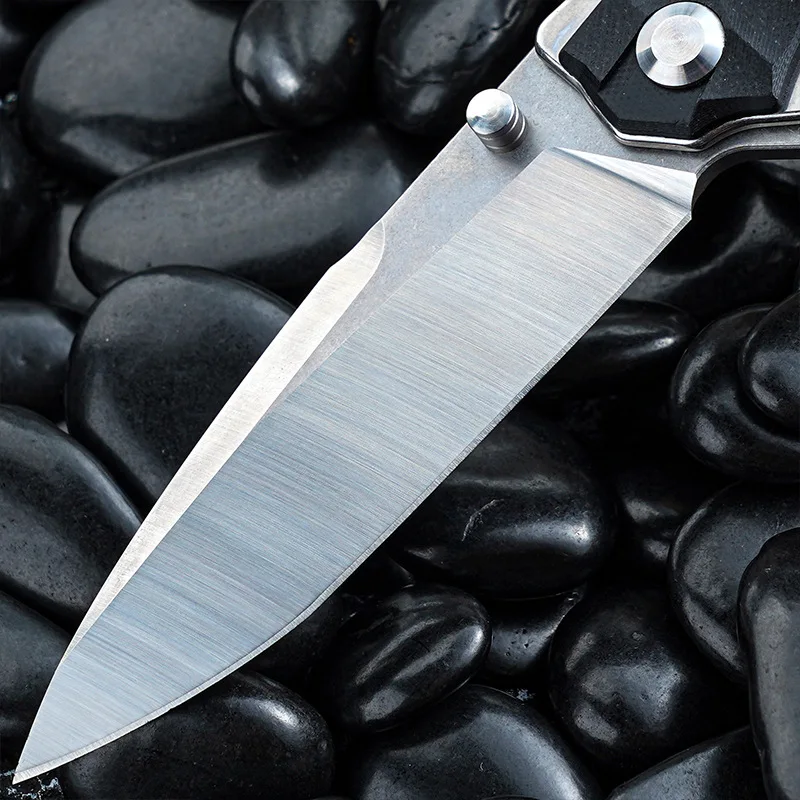 G10 Handle D2 Steel Folding Pocket Knife Outdoor Survival Tactical Defense Hunting Camping - view 3