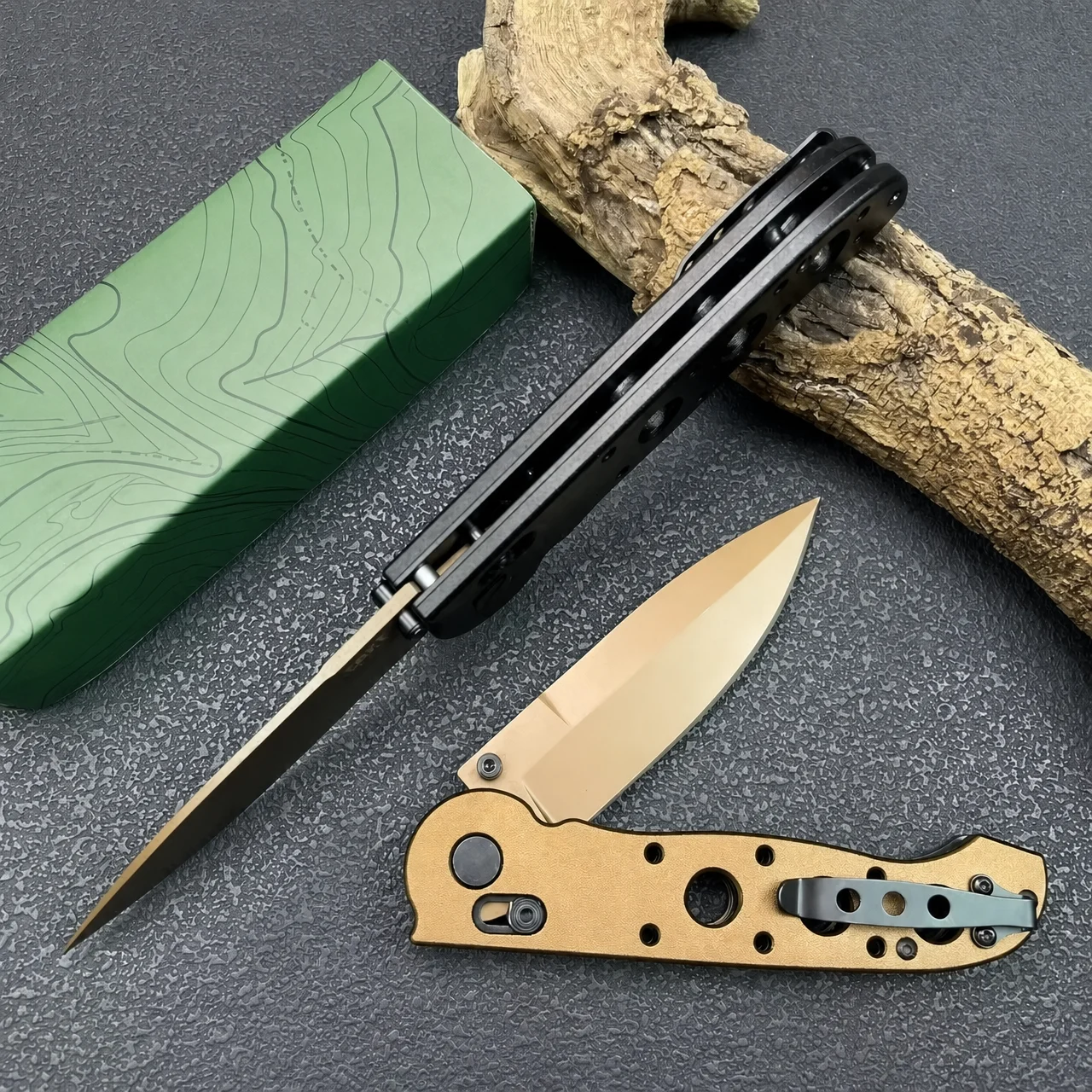 Tactical Folding Knife 8Cr13MoV Steel Blade Steel Handle Outdoor Camping Survival EDC Pocket Knife Hunting - view 3