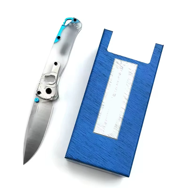 S30v Steel Folding Knife Pel Acrylic Handle Pocket Knife Outdoor Hunting Knife Camping Tactical Edc Tool