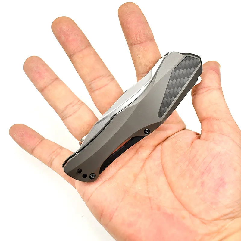 Boutique High-end D2 Steel Denfensive Tactical Knife Outdoor Hiking Fishing Hiking Hunting Portable Folding Pock
