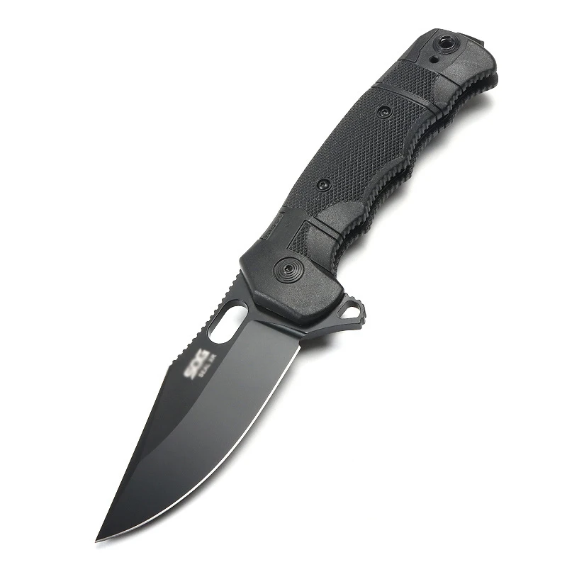 Tactical Folding Pocket Knife 5cr13 Steel Blade Nylon Fiber Handles Camping Survival Tools Self Defense Knife - view 6