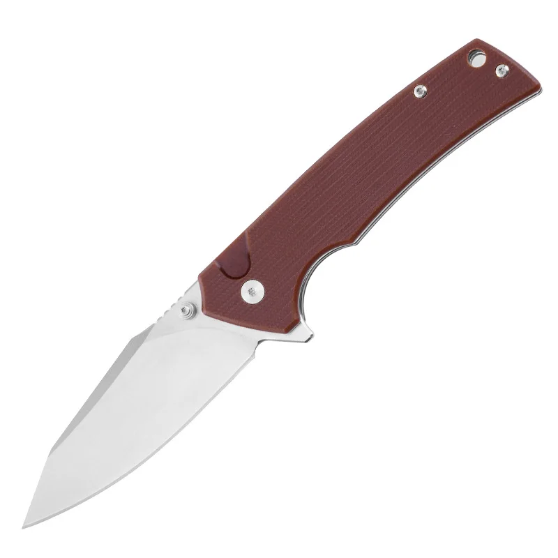 Outdoor Folding Knife D2 Steel Stonewashing Blade Folding Blade G10 Handle Camping Survival Pocket Knife Edc Cus - view 6