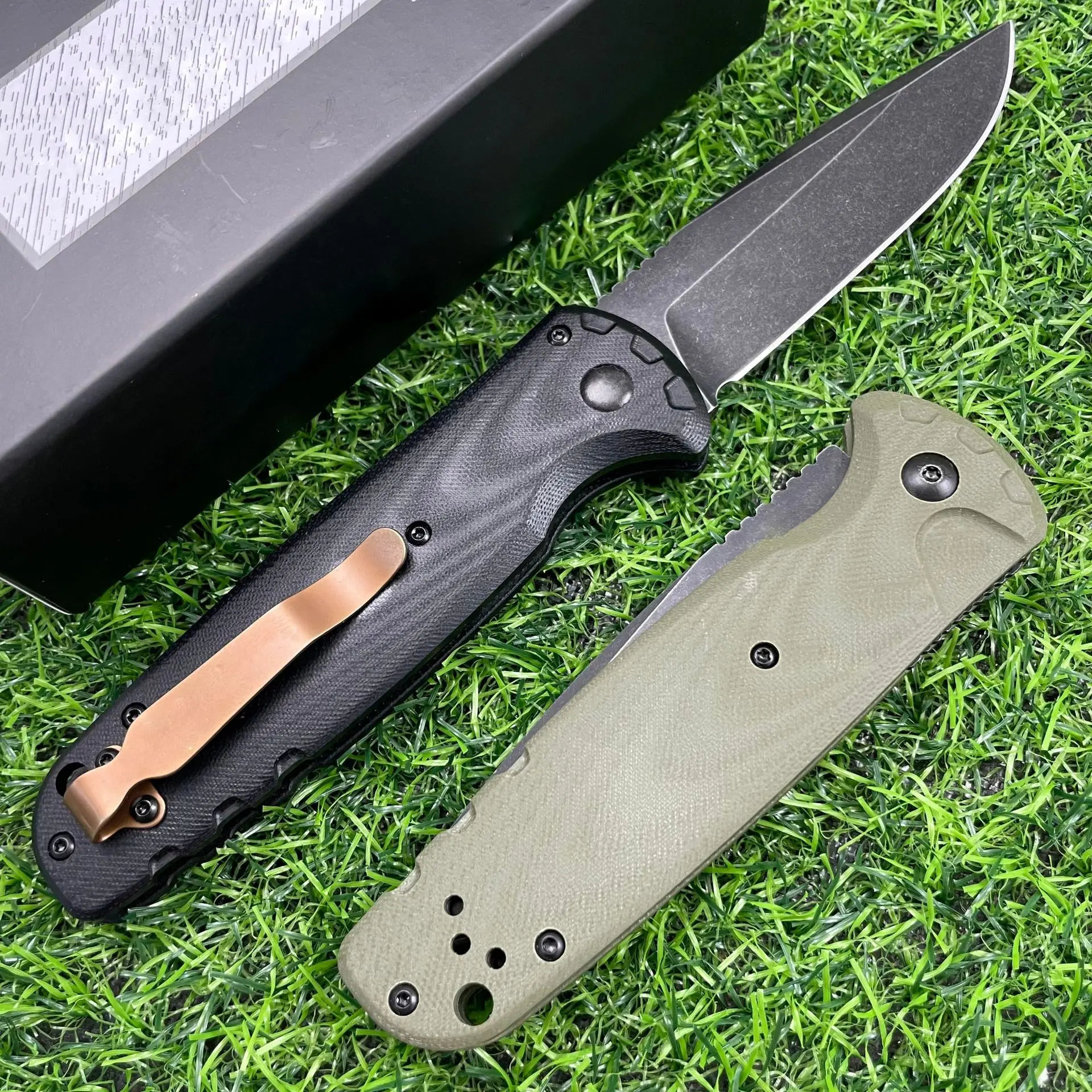 4300 Edc G10 Handle D2 Steel Pocket Folding Knife for Hunting Fishing & Camping - view 2
