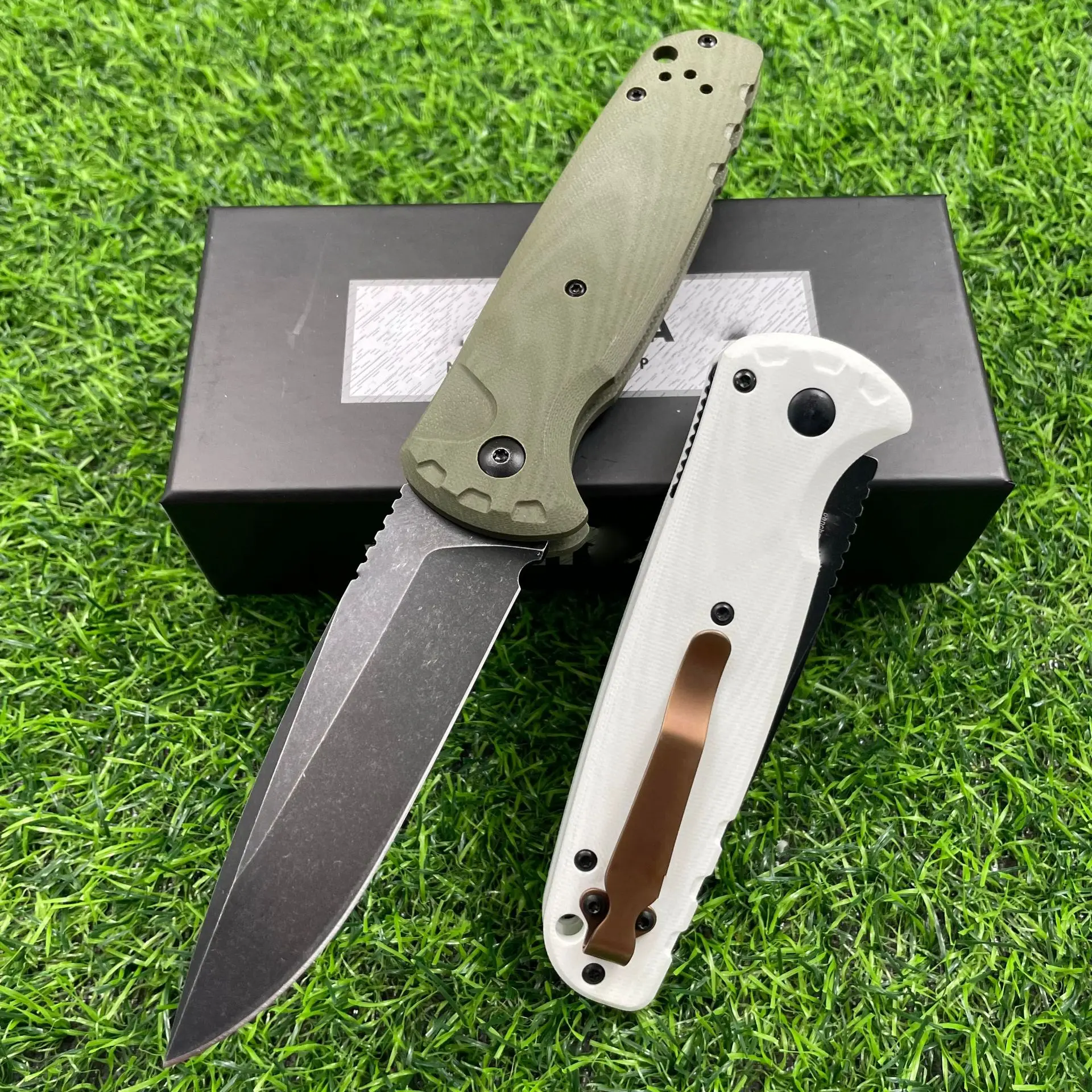 4300 Edc G10 Handle D2 Steel Pocket Folding Knife for Hunting Fishing & Camping - view 3