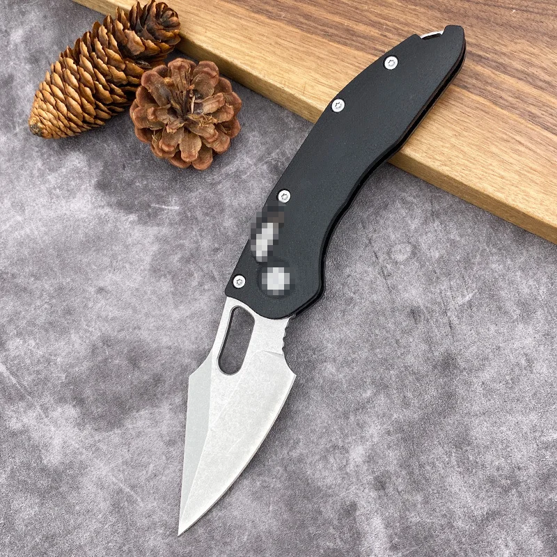 Folding Knife Precision Craft Black Edc High Hardness D2 Stainless Steel Hunting Fishing Pocket Knives - view 2