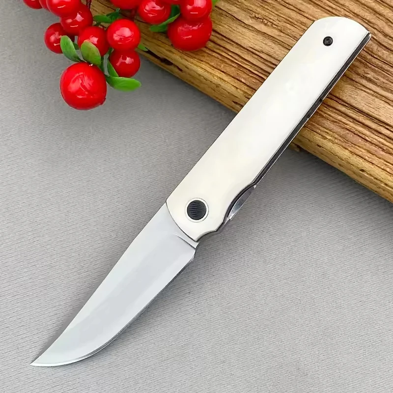 Customization Sharp Beef Bone Handle Camping Hunting Knife Tactical Survival Outdoor Damascus Pocket Knife - view 4
