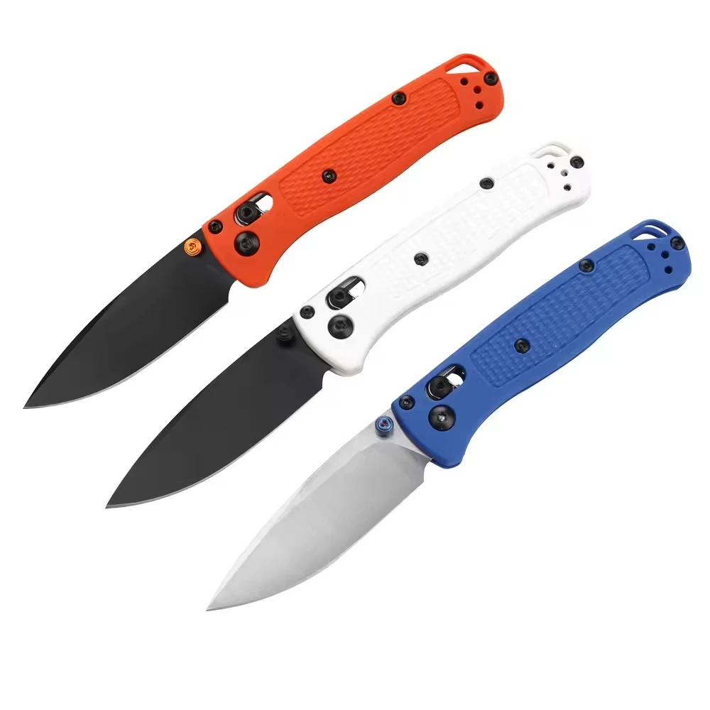 D2 Steel Folding Knife Nylon Handle Camping