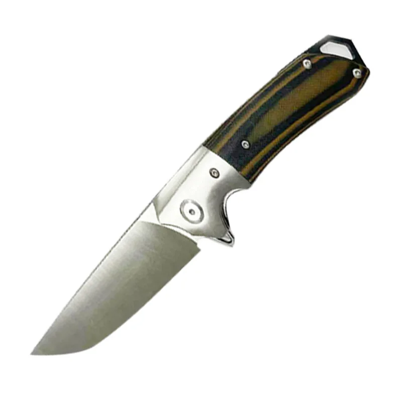 High End Cnc D2 Steel Tanto Camping Pocket Edc Knife Tactical Self-defense G10 Folding Knives for Outdoor - view 6
