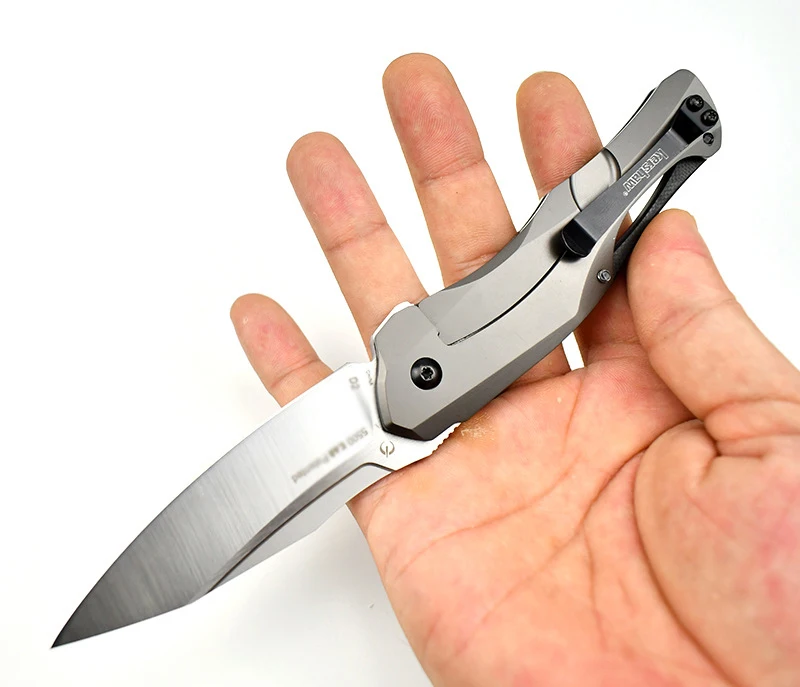 Boutique High-end D2 Steel Denfensive Tactical Knife Outdoor Hiking Fishing Hiking Hunting Portable Folding Pock - view 5