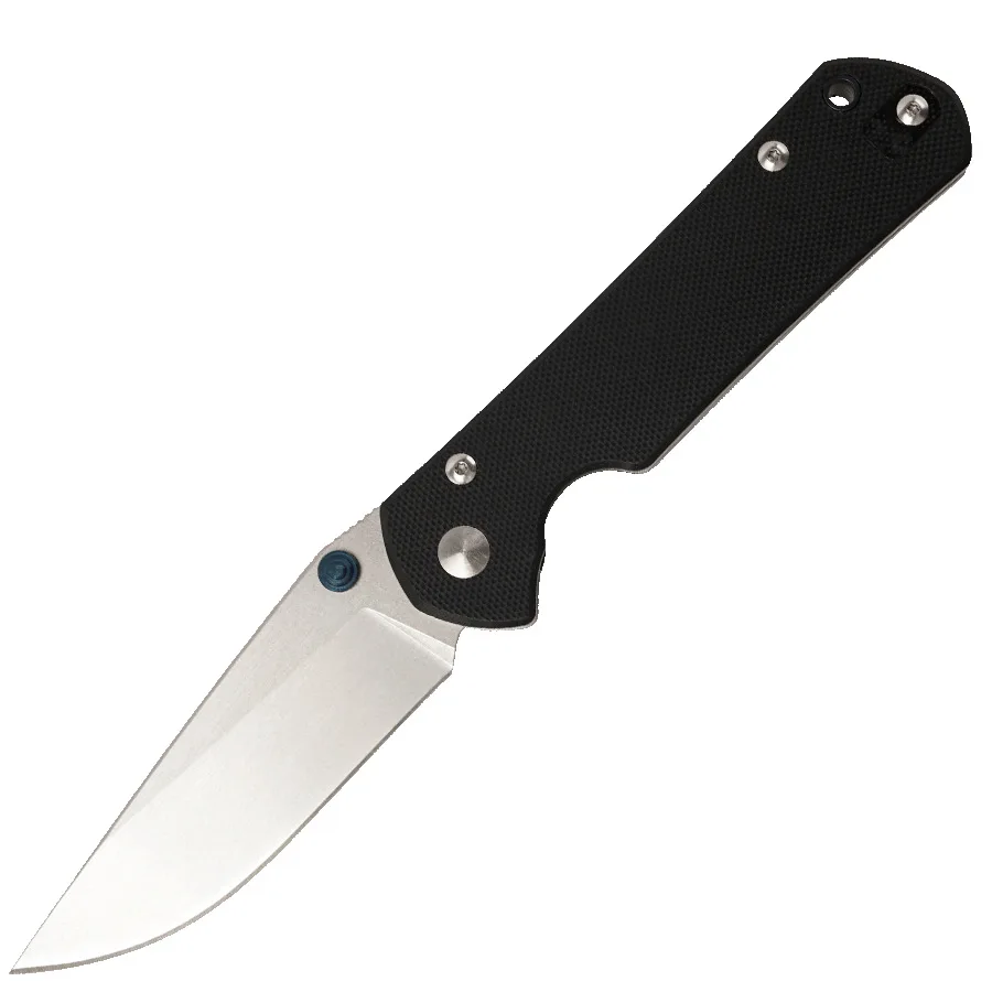 Portable Edc Folding Knife Sandstone Wash D2 Steel Blade With G10 Handle for Camping - view 5
