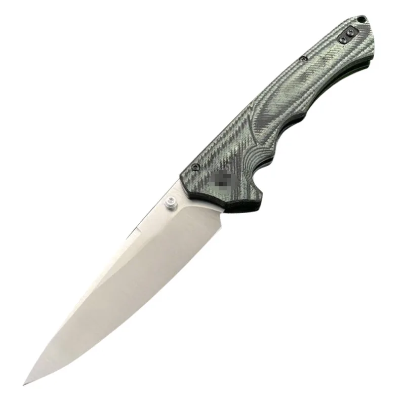 Bm 615bk-1401 Dual Color G10 Handle Outdoor Camping Wilderness Survival Portable Folding Pocket Knife - Image 4