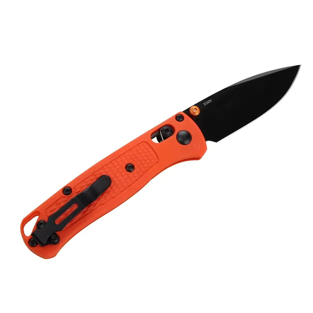 6.4" Cnc D2 Steel Nylon Handle 533 535 556 Folding Knife Hunting Knives Pocket Folding Outdoor Camping K - view 4