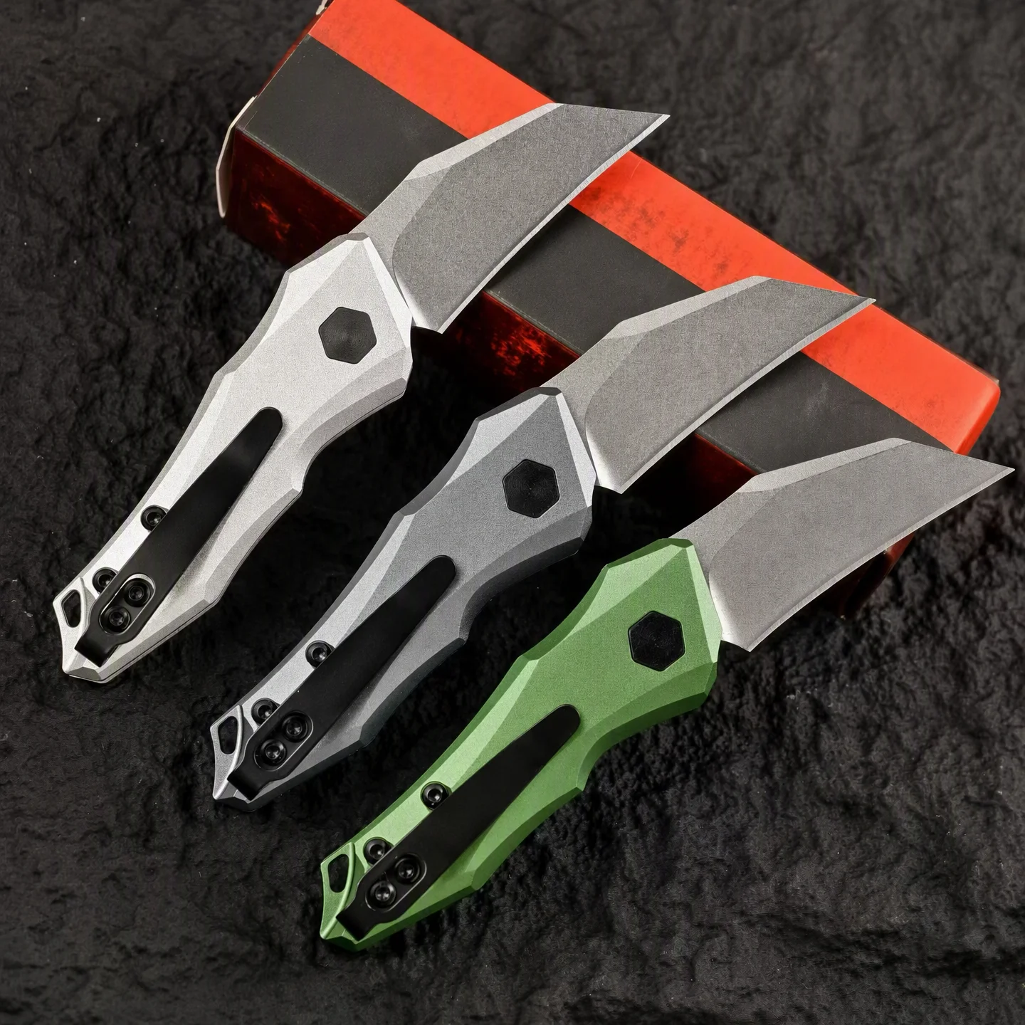 Mini EDC Folding Knife D2 Steel T6 Aluminum Handle Stonewash Pocket Knife Outdoor Camping Survival Lightweight 5 - view 3