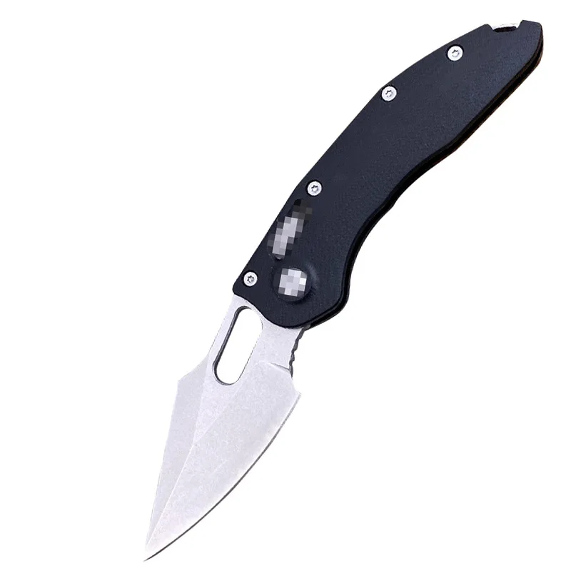 Folding Knife Precision Craft Black Edc High Hardness D2 Stainless Steel Hunting Fishing Pocket Knives - view 5