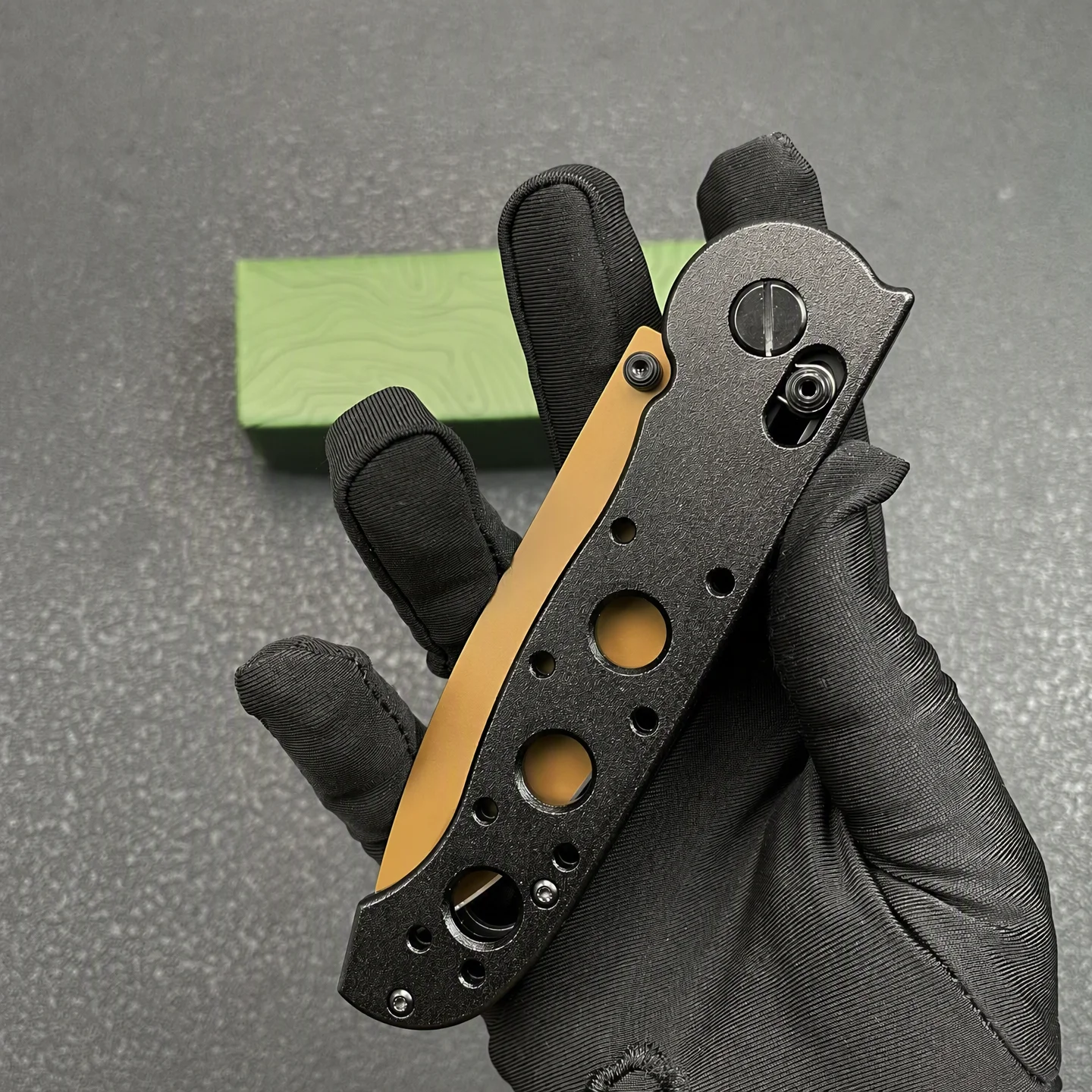 Tactical Folding Knife 8Cr13MoV Steel Blade Steel Handle Outdoor Camping Survival EDC Pocket Knife Hunting - view 6