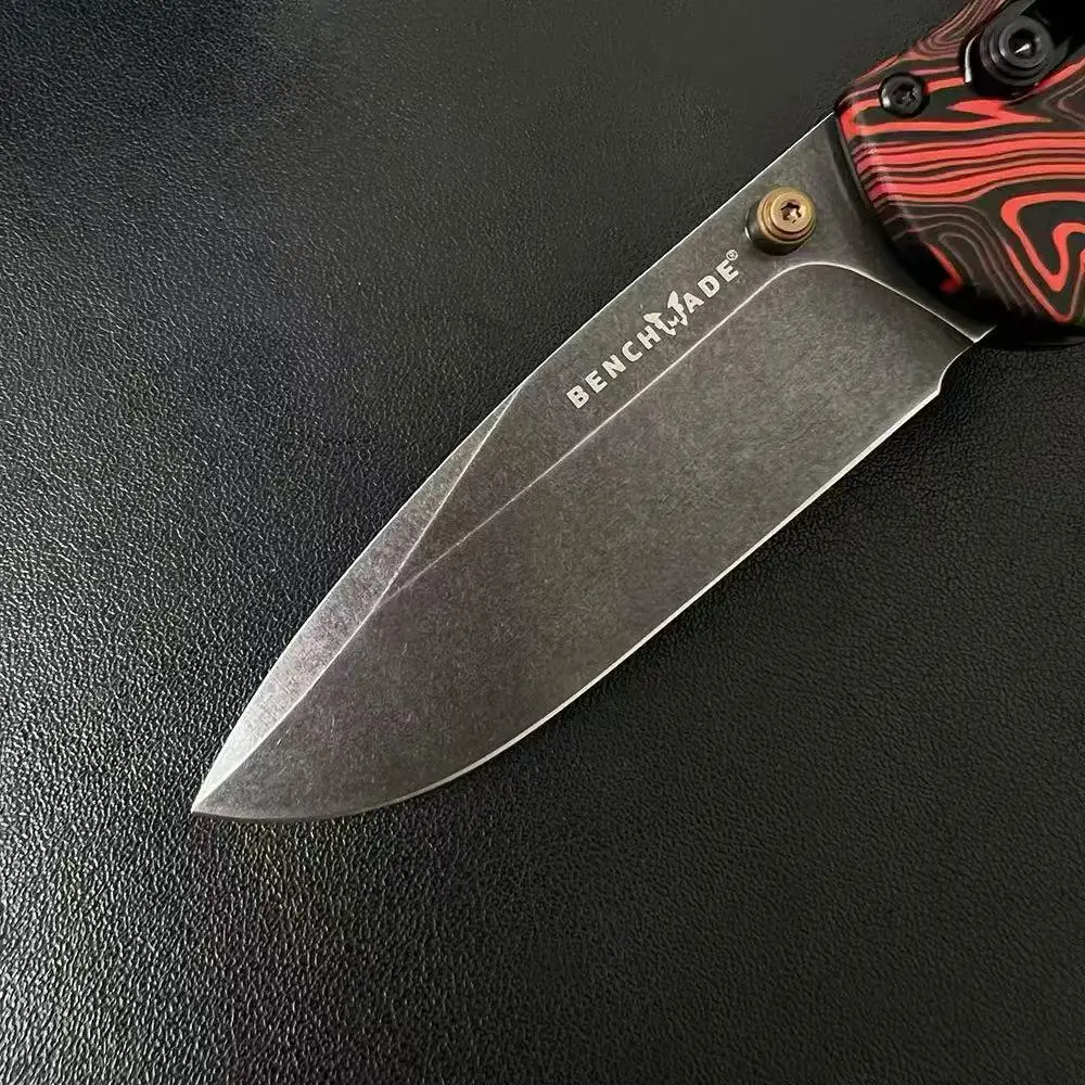 BM585 Top Level Outdoor Stainless Steel Folding Knife for Survival and Self-Defense with DIY Customization G10 - Image 2