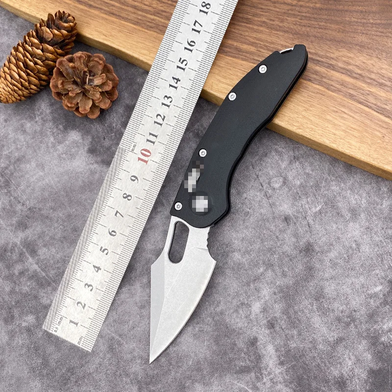 Folding Knife Precision Craft Black Edc High Hardness D2 Stainless Steel Hunting Fishing Pocket Knives