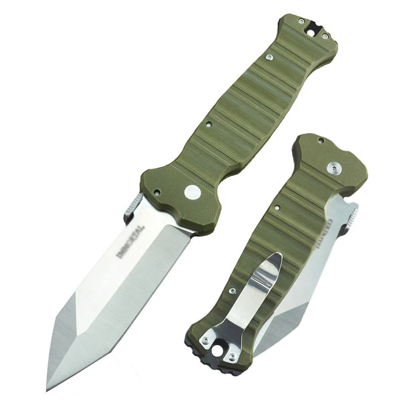 Tactical Folding Pocket D2 Steel Blade Camping Self Defense Survival Edc Knives With Cli - view 2