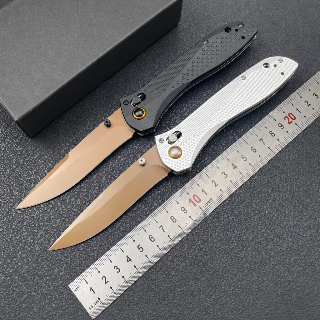 710 Folding Knife 8Cr14MoV Steel Blade Aluminum Handle EDC Pocket Knife Outdoor Tool