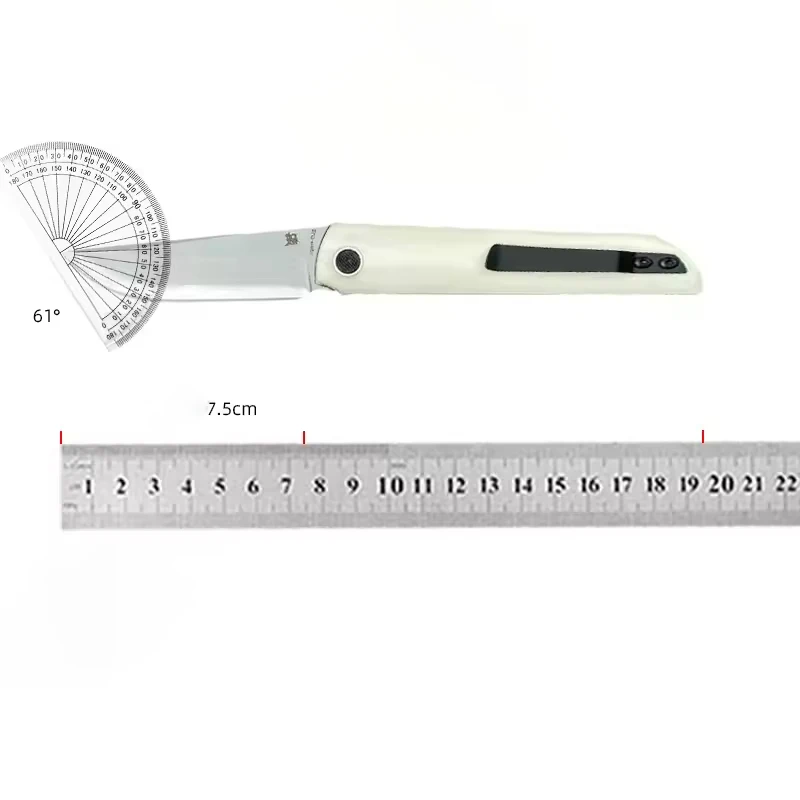 Customization Sharp Beef Bone Handle Camping Hunting Knife Tactical Survival Outdoor Damascus Pocket Knife - view 3