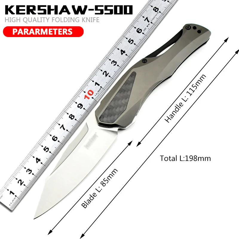 Boutique High-end D2 Steel Denfensive Tactical Knife Outdoor Hiking Fishing Hiking Hunting Portable Folding Pock - view 6
