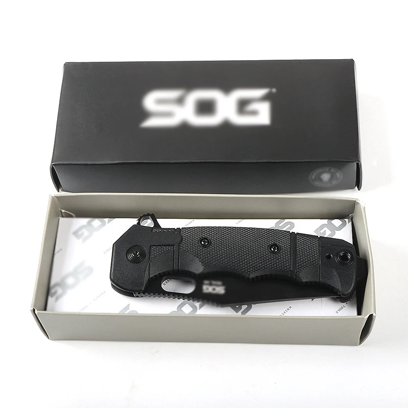 Tactical Folding Pocket Knife 5cr13 Steel Blade Nylon Fiber Handles Camping Survival Tools Self Defense Knife - view 4