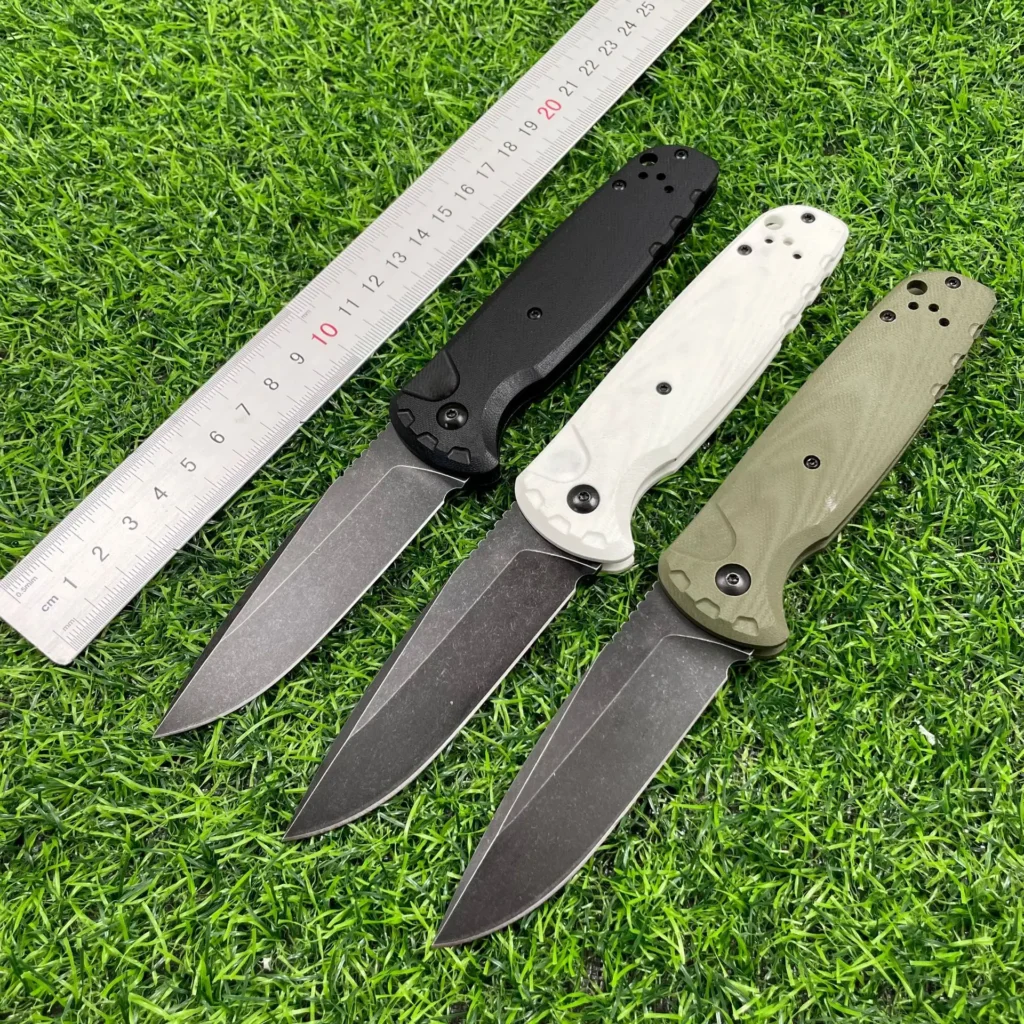 4300 Edc G10 Handle D2 Steel Pocket Folding Knife for Hunting Fishing & Camping