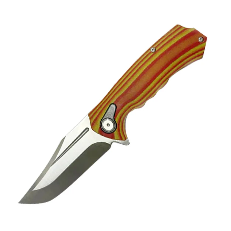 High End Cnc D2 Steel Tanto Camping Pocket Edc Knife Tactical Self-defense G10 Folding Knives for Outdoor - view 4