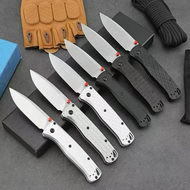 Aluminum alloy BM535 Folding Blade Knife Outdoor Multifunctional Handle Hunting Survival Camping Knife