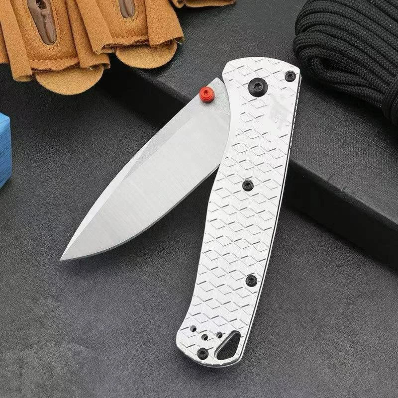 Aluminum alloy BM535 Folding Blade Knife Outdoor Multifunctional Handle Hunting Survival Camping Knife - Image 2