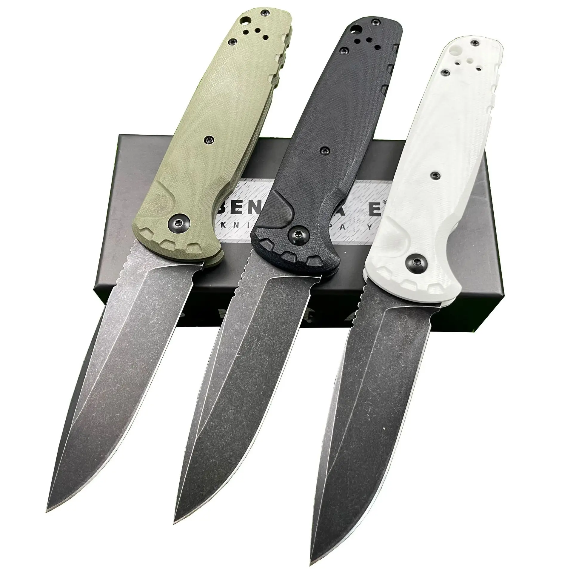 4300 Edc G10 Handle D2 Steel Pocket Folding Knife for Hunting Fishing & Camping - view 4