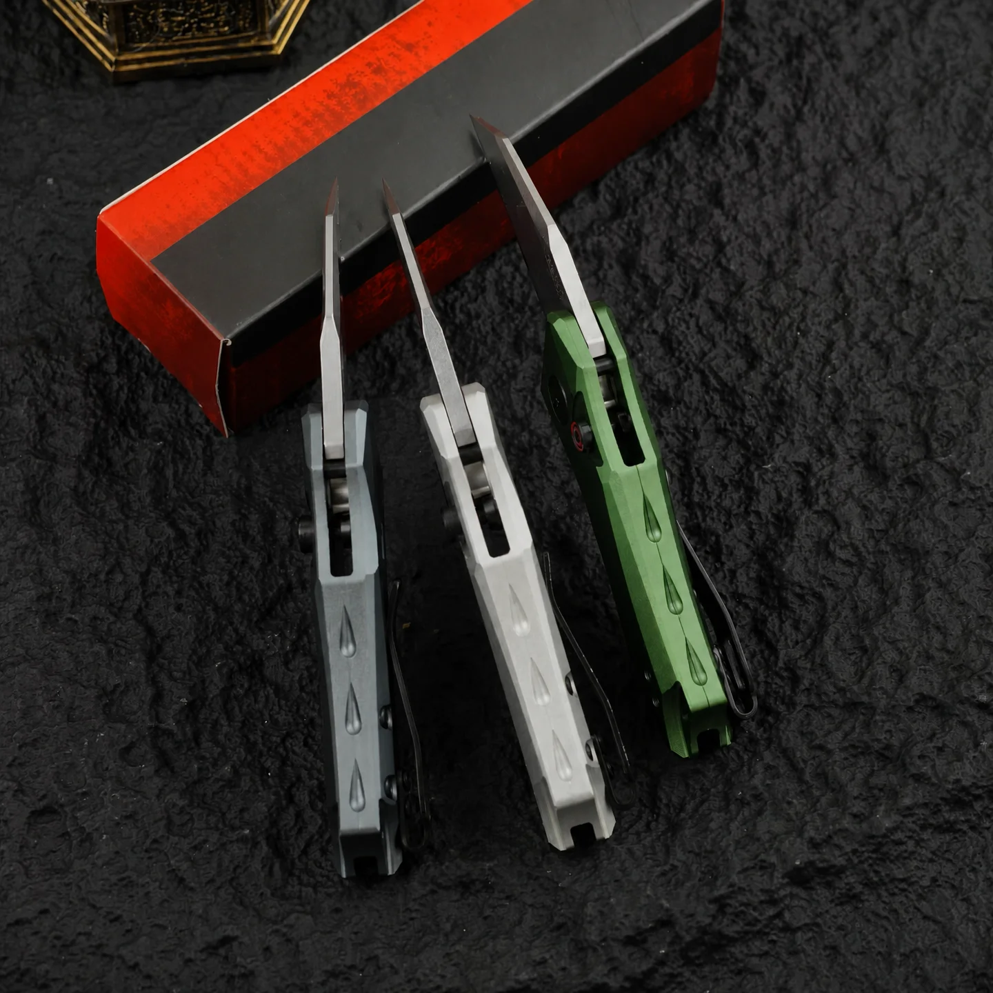 Mini EDC Folding Knife D2 Steel T6 Aluminum Handle Stonewash Pocket Knife Outdoor Camping Survival Lightweight 5 - view 2