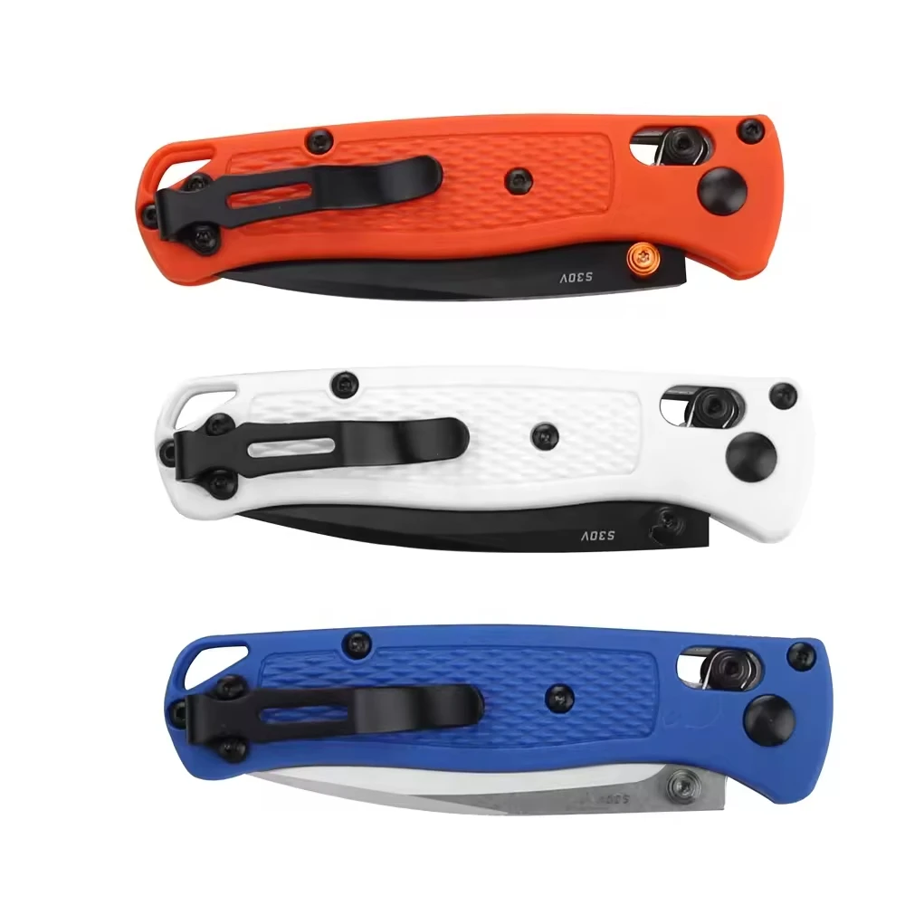 6.4" Cnc D2 Steel Nylon Handle 533 535 556 Folding Knife Hunting Knives Pocket Folding Outdoor Camping K - view 6