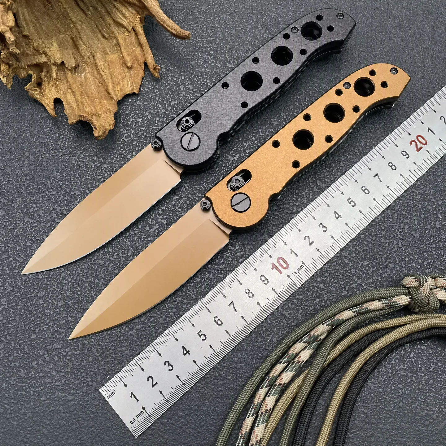 Tactical Folding Knife 8Cr13MoV Steel Blade Steel Handle Outdoor Camping Survival EDC Pocket Knife Hunting - view 5