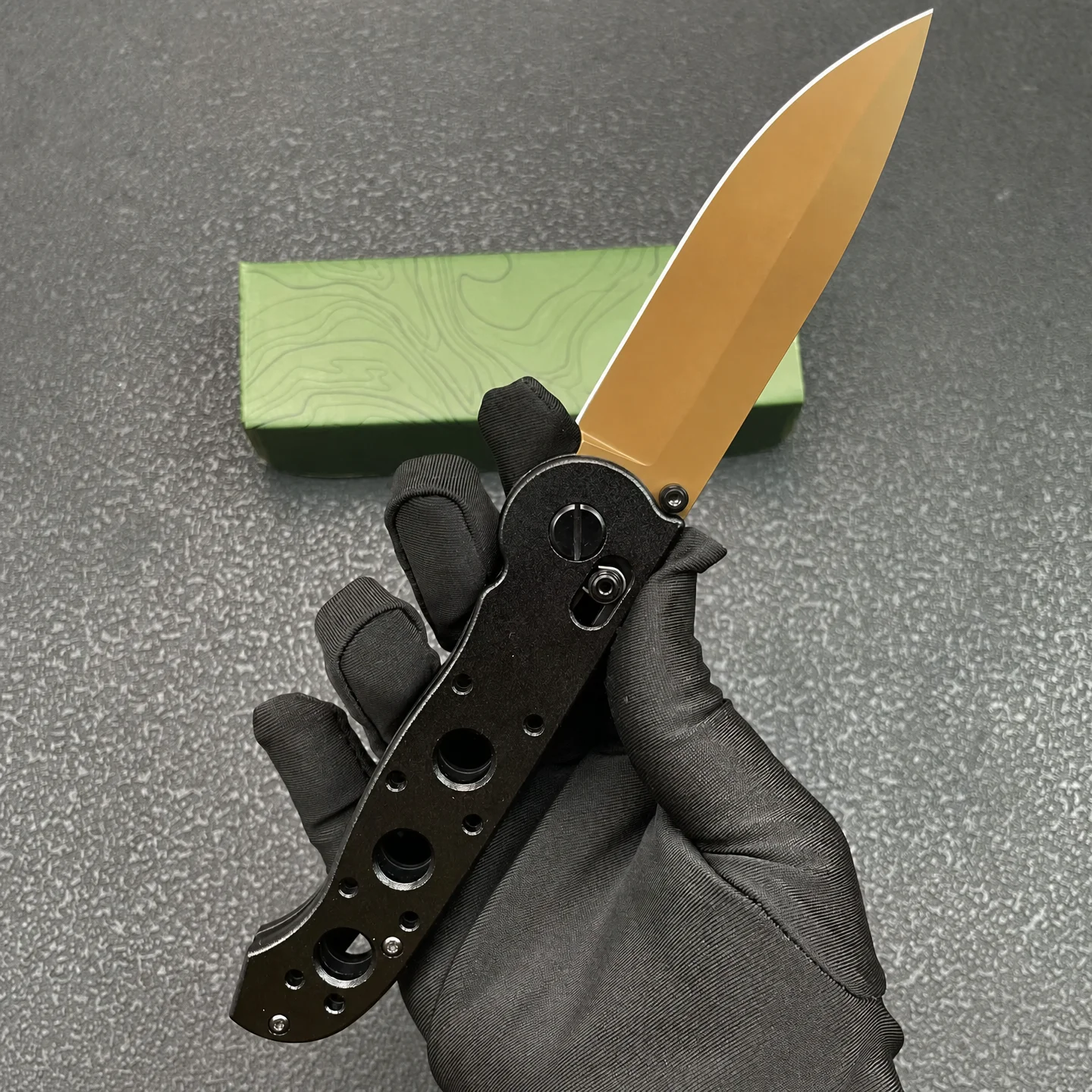 Tactical Folding Knife 8Cr13MoV Steel Blade Steel Handle Outdoor Camping Survival EDC Pocket Knife Hunting - view 4