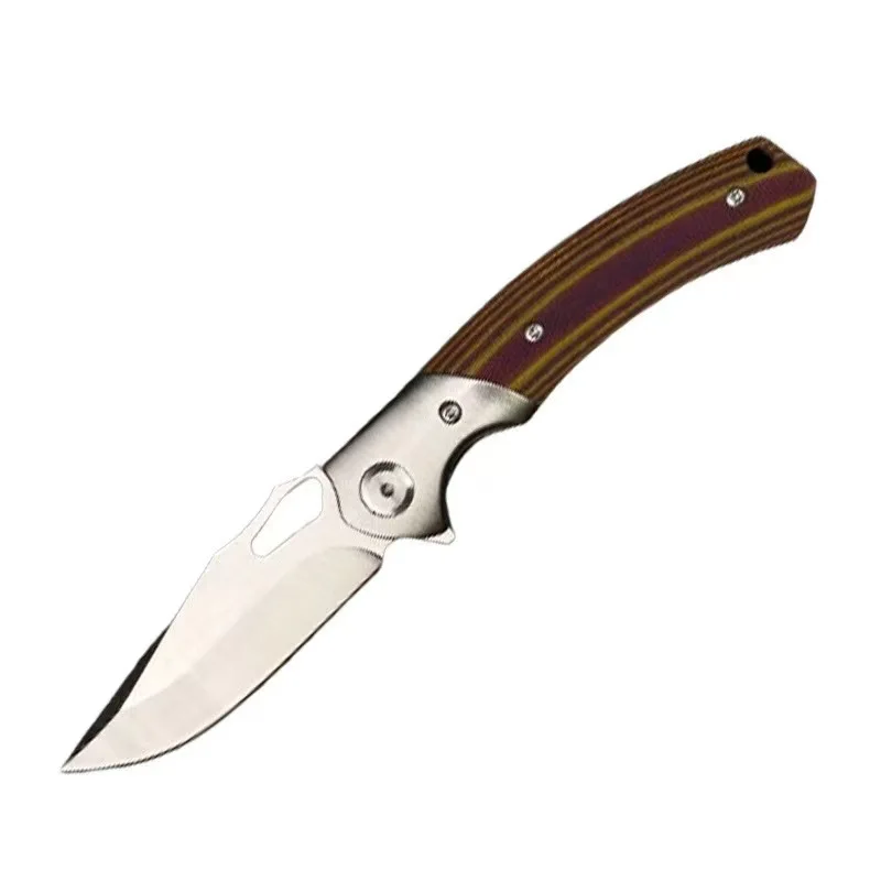 High End Cnc D2 Steel Tanto Camping Pocket Edc Knife Tactical Self-defense G10 Folding Knives for Outdoor - view 5