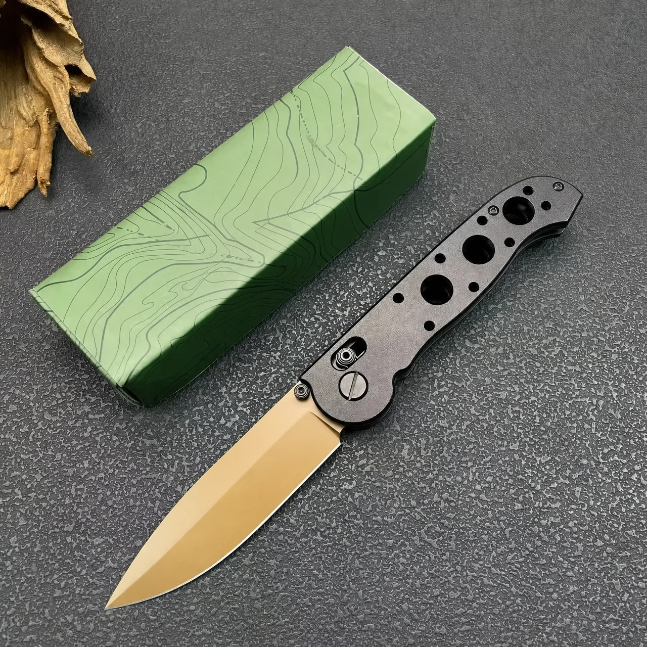 Tactical Folding Knife 8Cr13MoV Steel Blade Steel Handle Outdoor Camping Survival EDC Pocket Knife Hunting - view 2
