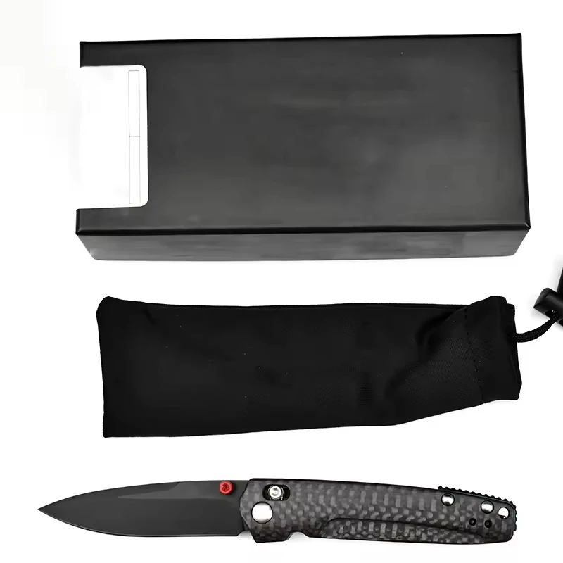 Pocket Knife High Hardness Cpm-d2 Steel Blade Carbon Fiber Handle Outdoor Tactical Folding Precision Craft Hobby - view 5