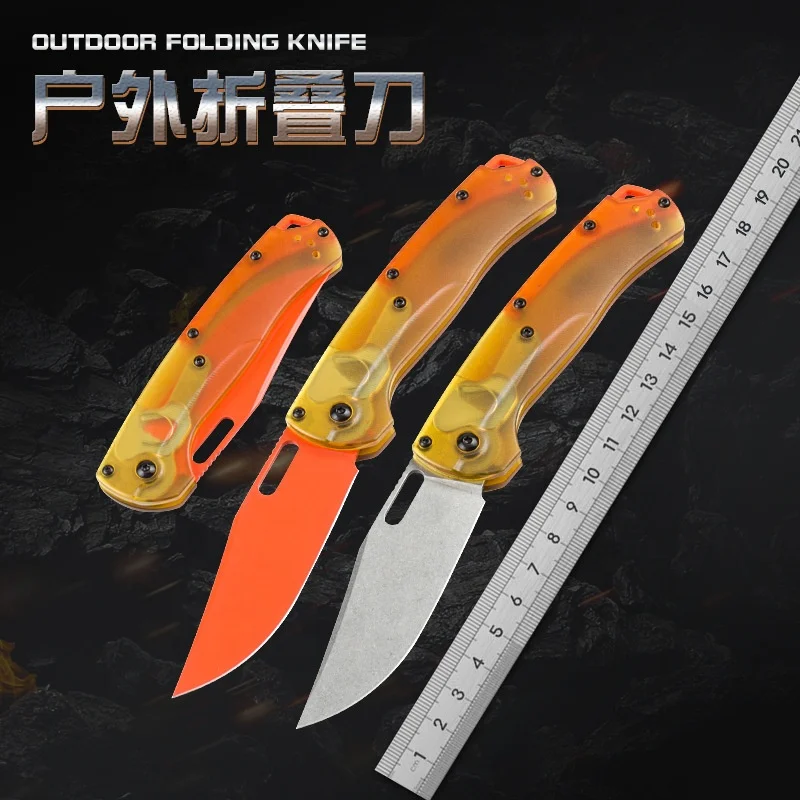 BM15535-PEI Handle Folding Knife - Outdoor Pocket Camping Hunting Survival DIY Multi-functional Tool Knife