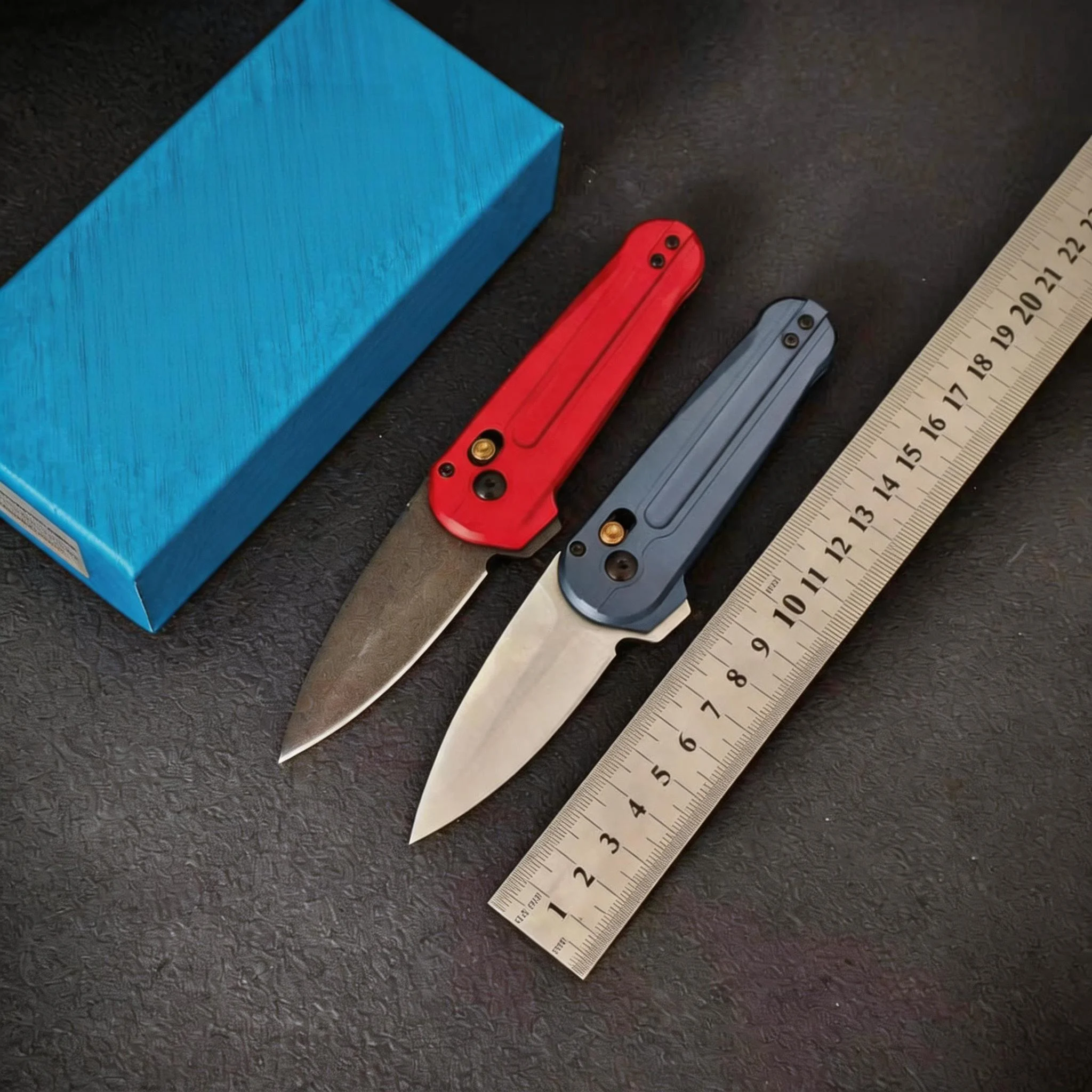 BM491 Aluminum alloy Hot-Selling Tactical Folding Knife for Wilderness Survival and Portable Outdoor Use