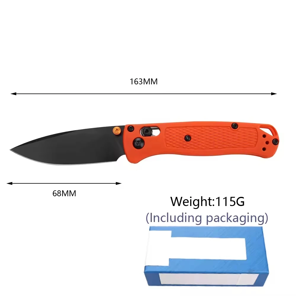 6.4" Cnc D2 Steel Nylon Handle 533 535 556 Folding Knife Hunting Knives Pocket Folding Outdoor Camping K - view 3